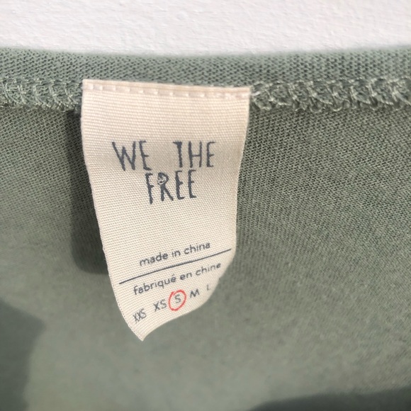 We The Free Free People short sleeve top sz small - Picture 4 of 7